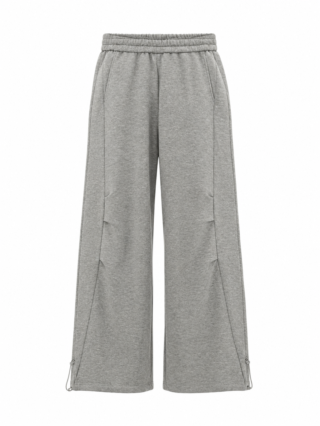 Gray Wide Leg Sweatpants