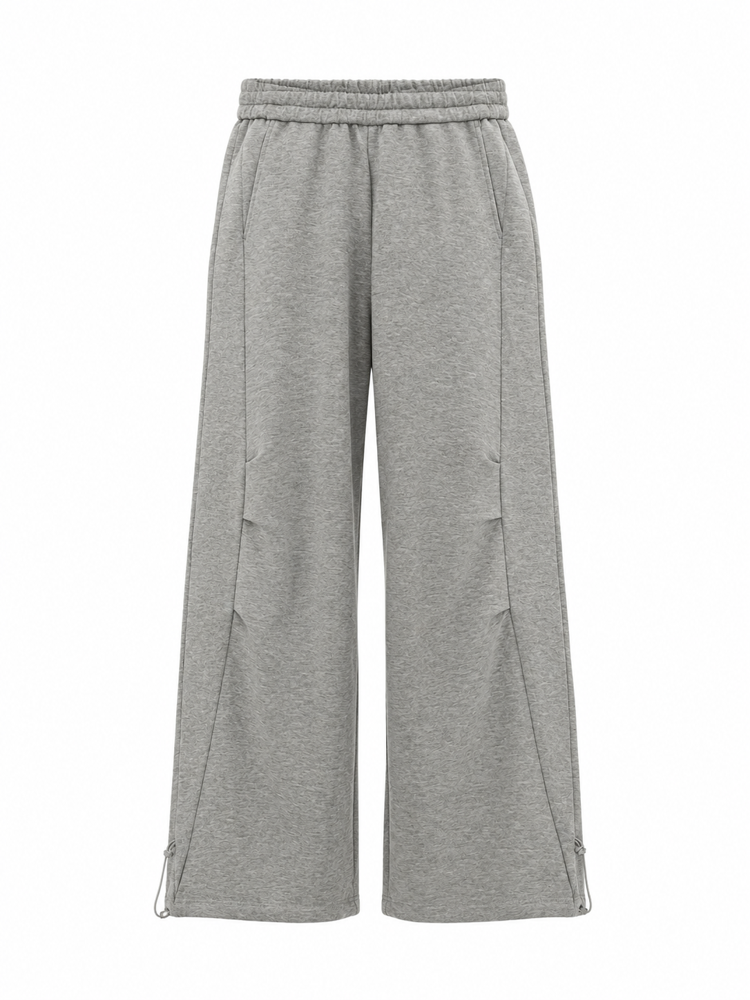 Gray Wide Leg Sweatpants