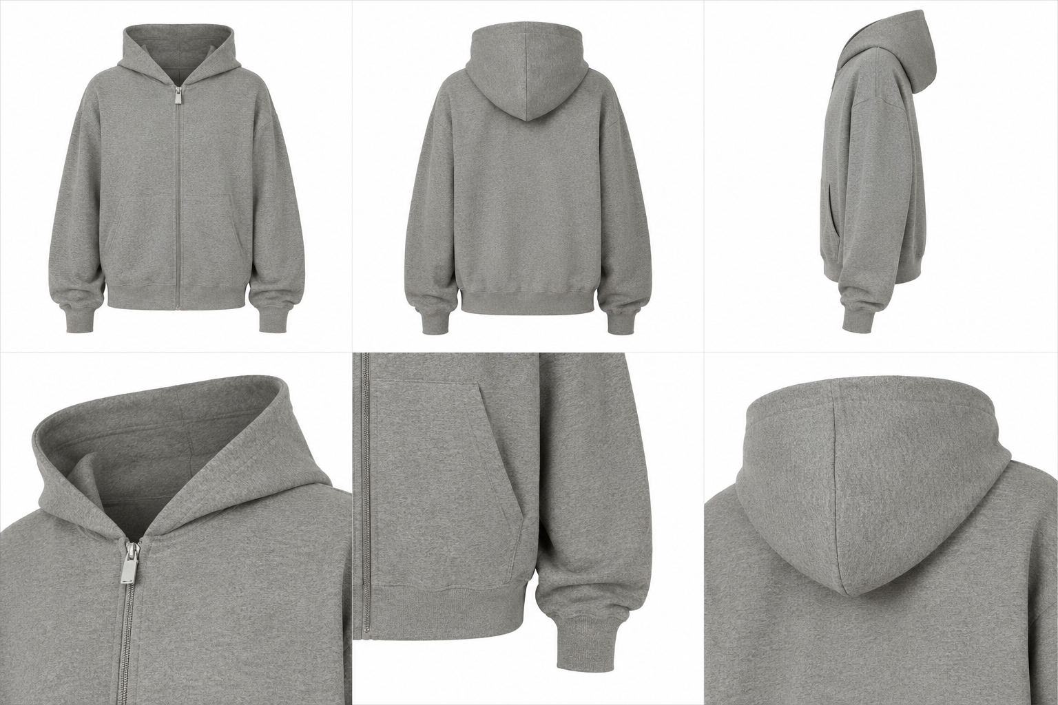 The Heather Set (Gray Hoodie + Tank + Sweatpants)