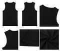 Black Ribbed Tank Top