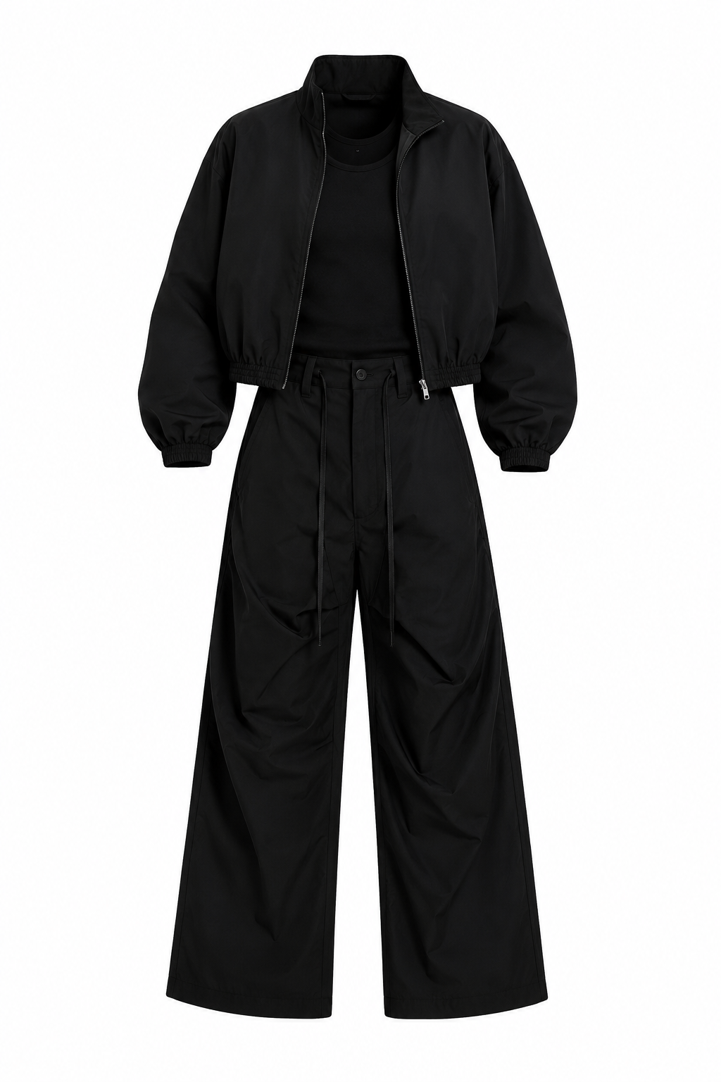 The Nocturne Set (Black Jacket + Tank + Trousers)