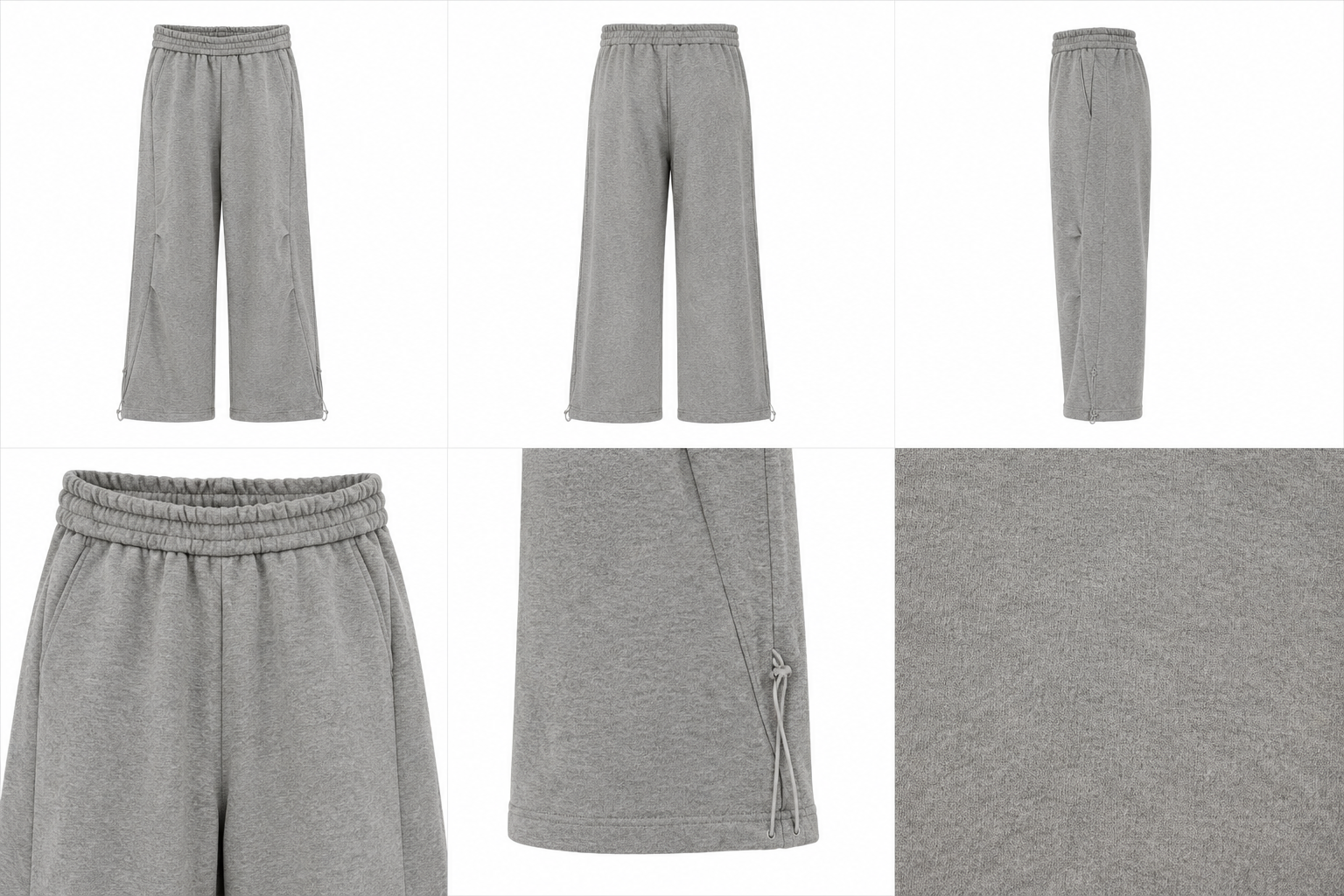 The Heather Set (Gray Hoodie + Tank + Sweatpants)